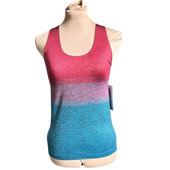Athleta [Med-NWT] Relay - Seamless Ombré Racerback Tank - Medium Athleta NWT - Picture 2 of 9